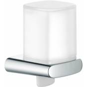 Keuco - Elegance - Distributeur de savon avec support, 180 ml, plastique mat/chrome 11652010100