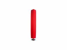 Lampadaire design moderne paris 120cm rouge abat-jour