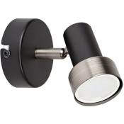 Lampe à spot konrad metal Mattwarz Silver Gu10 1 x max.50w b: 11,5 cm Ø5,5 cm dimmable