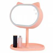 LED Lighted Vanity Miroir De Maquillage Et Lampe De