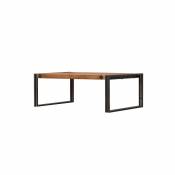 Meubletmoi Table basse 110x70cm style industriel -