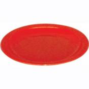 Olympia Kristallon assiette en polycarbonate rouge