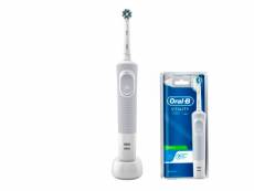 Oral b brosse a dents vitality 100 crossaction, blanc,