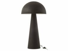 Paris prix - lampadaire design "champignon" 95cm noir mat