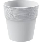 Prosperplast - Pot de Fleurs Dimensions 147x147x148 mm Blanc - Blanc