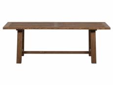 Table à manger - bois - naturel - 76x220x90 - farm FARM Coloris Naturel - 76x220x90 cm