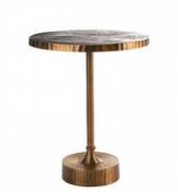 Table ronde Mace / Ø 61 x H 76 cm - Pols Potten or en métal