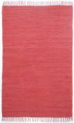 Tapis réversible en coton - tissé à la main - Rouge 90x160