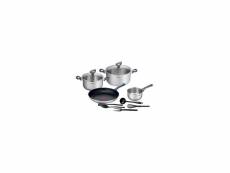 Tefal g713sb45 daily cook set 11 pieces inox : casserole