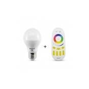 Vision-el - Ampoule led E27 Bulb 7W rgb + Blanc Jour