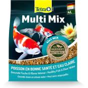 Aliment complet Multi Mix 4 litres , 760 g pour poisson d'ornement de bassin Tetra