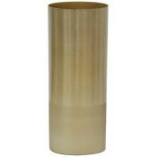 Aubry Gaspard - Vase cylindrique en métal doré Petit modèle