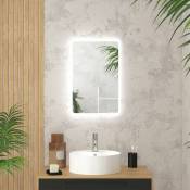 Aurlane - Miroir salle de bain avec eclairage led - 40x60cm - go led