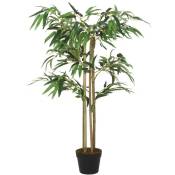 Bambou artificiel 380 feuilles 80 cm vert