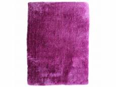 Best of - tapis poils longs toucher laineux violet 130x190