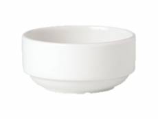 Bols à soupe 285ml empilables steelite simplicity white - vendus par 36 - porcelaine