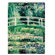 Calendrier mural déco 29x39 cm - 2024 - Monet