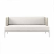 Canapé droit Infinity / 3 places - L 160 cm / Sans coussin - Ethimo blanc en plastique