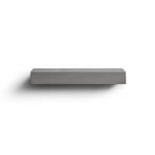 Etagère design industriel en béton gris naturel - 30x12cm