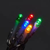 Guirlande lumineuse extérieure câble transparent 240 LED multicolore électrique