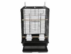 Hombuy® petite cage d'oiseau à toit ouvert cage perroquet perruche calopsitte perroquet