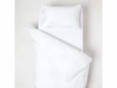 Homescapes parure de lit enfant en coton égyptien 330 fils blanc, 120 x 150 cm BL1719A
