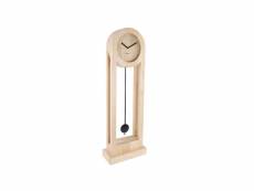 Horloge pendule lena en bois - bois - 30 x 11,5 x 100 cm - karlsson KA5830
