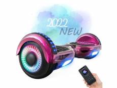 Hoverboard 6.5 pouces scooter avec bluetooth led flash