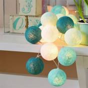 Ineasicer - Guirlande Lumineuse Coton Boules Batterie