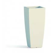 Monacis - Vase en polymère Stilo Square Ice - cm 33 x 33 - h 70 cm.