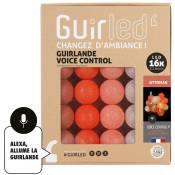 Ottoman Commande Vocale Guirlande lumineuse boules coton Google & Alexa 16 boules - 16 boules