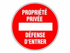 Outifrance - panneau signalisation "proprieté privée" 1720210