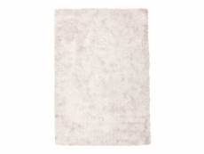Paris prix - tapis shaggy fait main "diamond" rose 200 x 290 cm