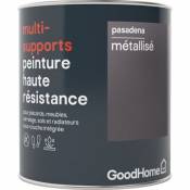 Peinture haute résistance multi-supports GoodHome argent Pasadena métallisé 0 75L