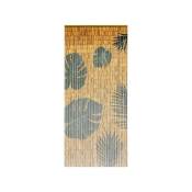 Rideau de porte Bambou 90x200cm - Morel