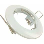 Support Spot GU10 led Rond blanc Silamp