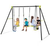 Swing en acier 4-SEATER pour les enfants du jardin