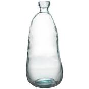 Table Passion - Vase bouteille Simplicity 51 cm en verre recyclé - Transparent