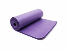 Tapis de yoga sol fitness aérobic pilates gymnastique épais antidérapant violet 180 x 60 x 1,5 cm helloshop26 16_0001549