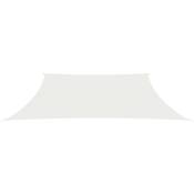 Voile d'ombrage 160 g/m² Blanc 4/5x3 m pehd - Inlife