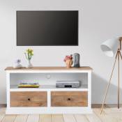 Womo-design Meuble bas TV buffet armoire salon bois