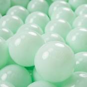 300 ∅ 7Cm Balles Colorées Plastique Pour Piscine Enfant Bébé Fabriqué En eu, Menthe - menthe - Kiddymoon