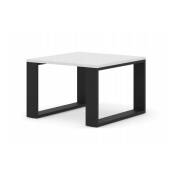 Bb-loisir - Table basse blanc mat Luca 60x60cm design
