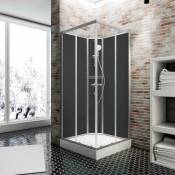 Cabine de douche intégrale, 90 x 90 cm, cabine de