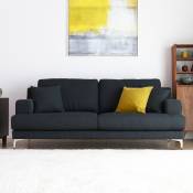 Canapé design 3 places au style scandinave en tissu