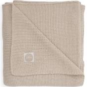 Couverture bébé en coton Basic knit nougat (75 x 100 cm)