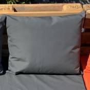 Housse de coussin outdoor - Anthracite - 50 x 60 cm