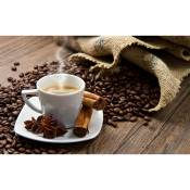 Hxadeco - Affiche deco arabica café fumant - 60x40cm