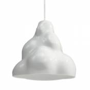 Industreal CLOUDS lampe suspension en porcelaine blanche