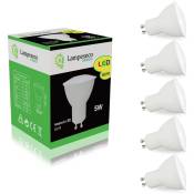 Lampesecoenergie - Pack de 5 Ampoules Led GU10 5W Blanc